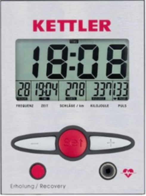 Kettler Favorit Rowing Machine display monitor