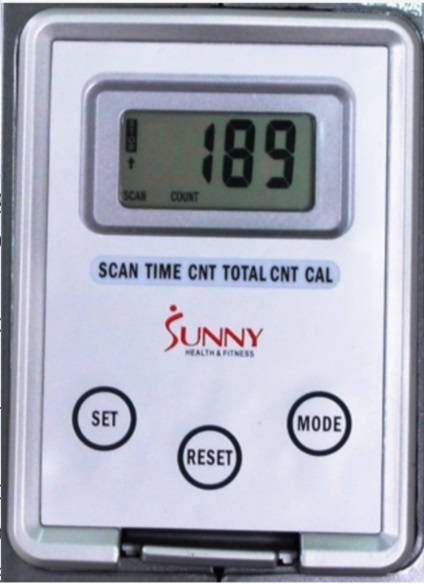 Sunny SF RW-5515 rowing machine display console