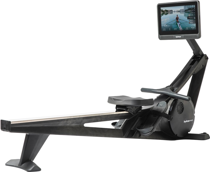 the hydrow wave rowing machine side view