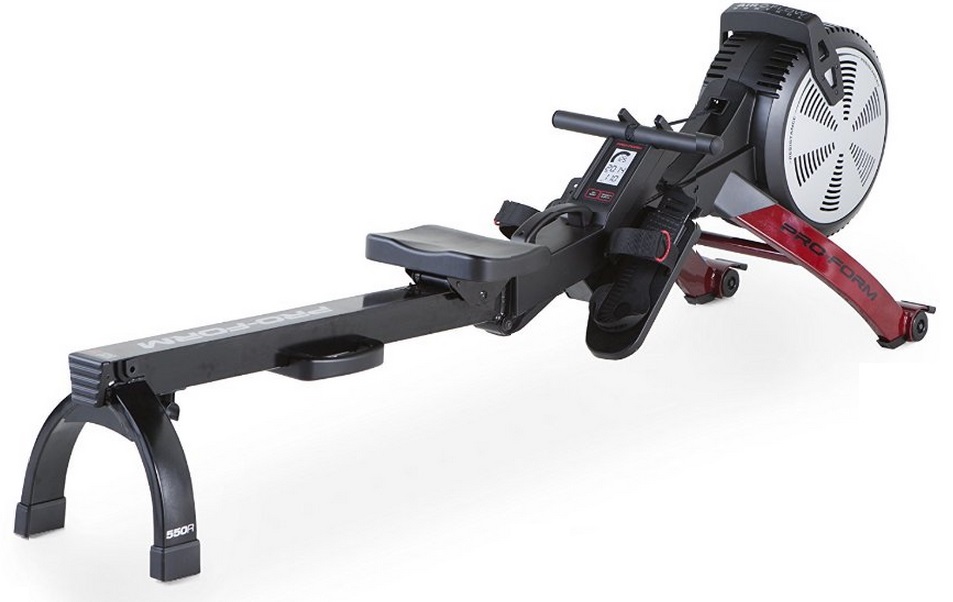 The Proform 550R rowing machine side view