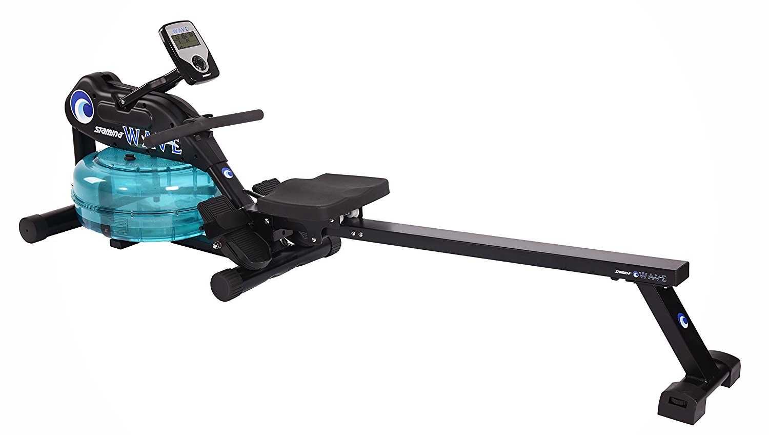 The Stamina Wave water rowing machine - side view
