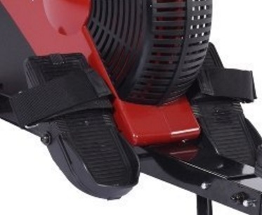 Footrests on the Stamina X Air rowing machine