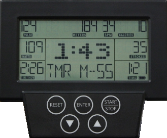 Xebex AR-1 rowing machine console and display